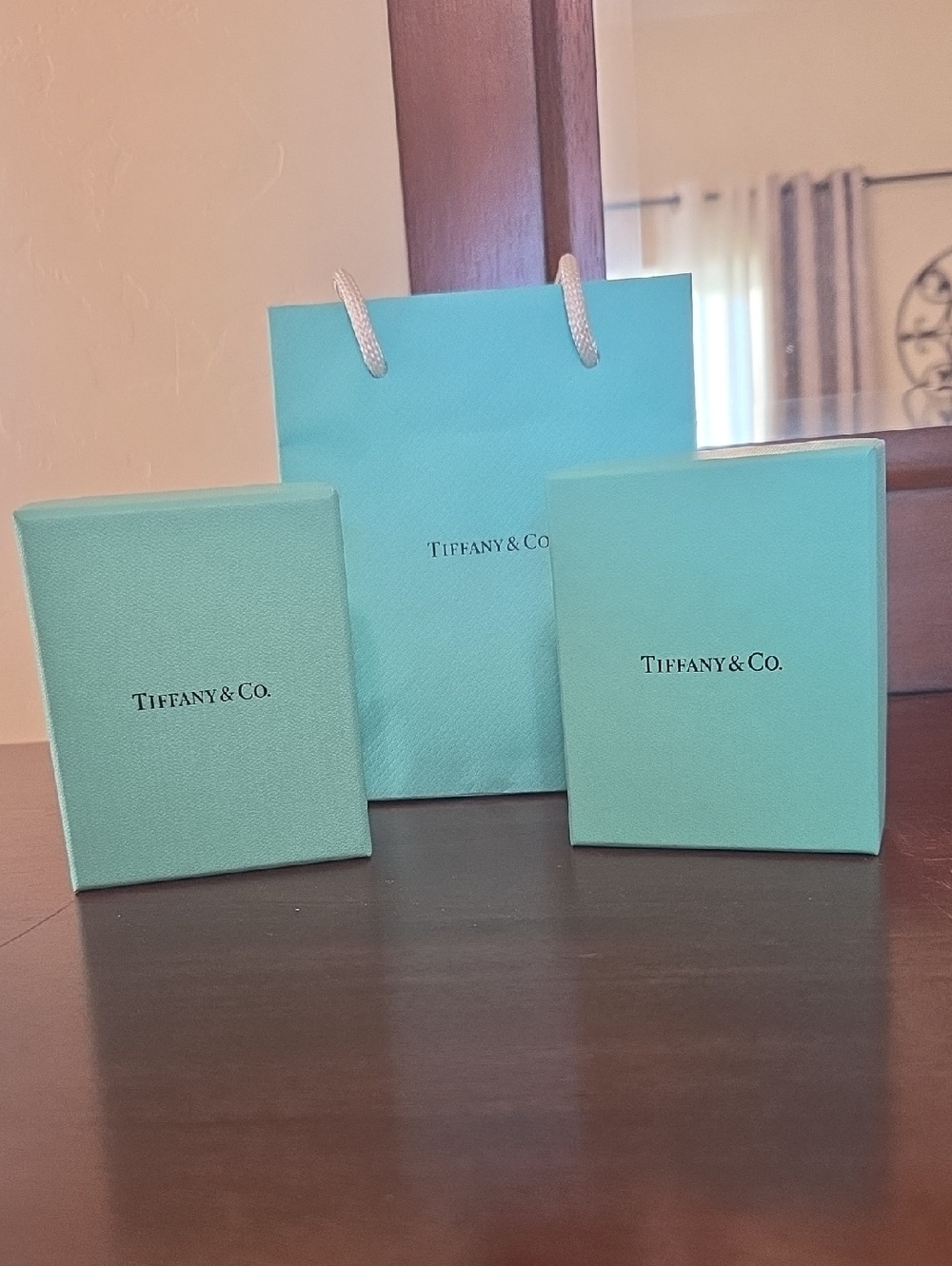 Tiffany & Co. Robin's Egg Blue Gift Boxes and Bag Set